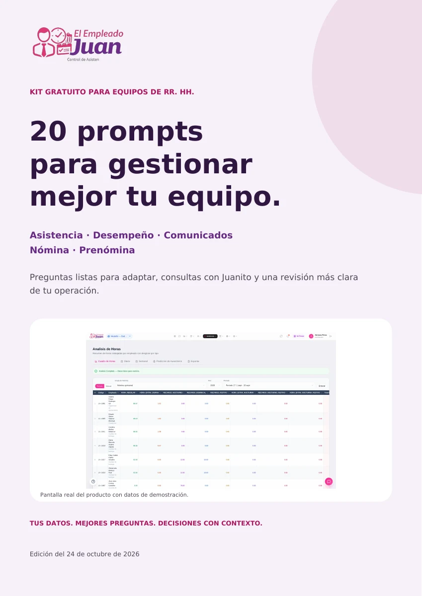 Portada del PDF: Tu equipo. Tus datos. Mejores preguntas.